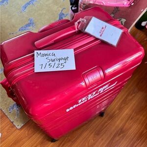 Sold Out Lonely Ghost Large Check Luggage and Mini Weekender